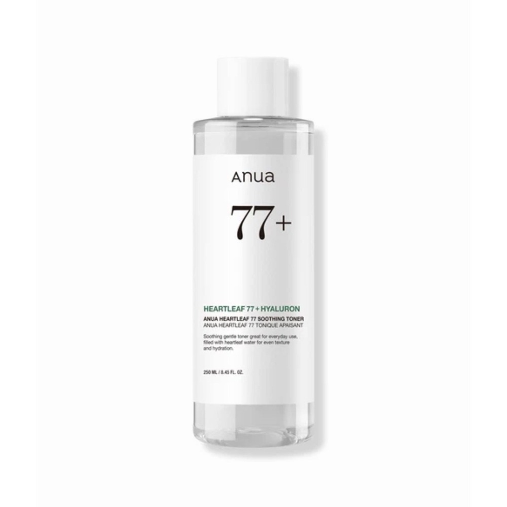 ANUA Heartleaf + Hyaluron 77+ Soothing Toner –‎ 250ml NEW Exp 2028